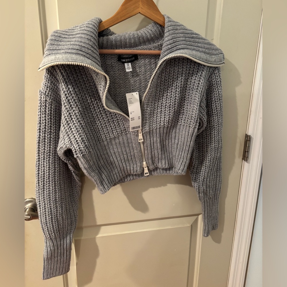 Urban Outfitters sunny collared zip up cardigan